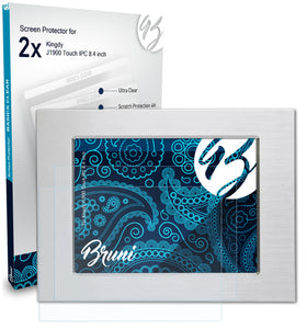 Bruni Basics-Clear Displayschutzfolie für Kingdy J1900 Touch IPC (8.4 inch)