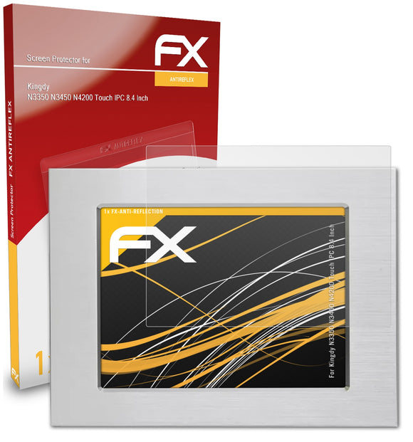 atFoliX FX-Antireflex Displayschutzfolie für Kingdy N3350 N3450 N4200 Touch IPC (8.4 Inch)