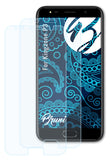 Bruni Schutzfolie kompatibel mit Kingzone P3, glasklare Folie (2X)