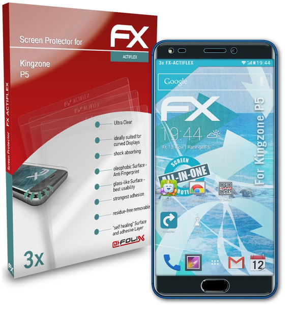 atFoliX FX-ActiFleX Displayschutzfolie für Kingzone P5