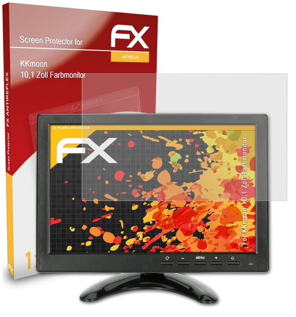 atFoliX FX-Antireflex Displayschutzfolie für KKmoon 10,1 Zoll Farbmonitor