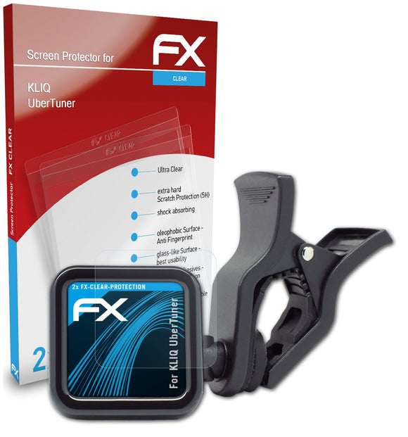 atFoliX FX-Clear Schutzfolie für KLIQ UberTuner