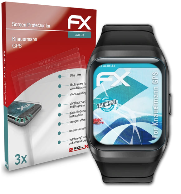 atFoliX FX-ActiFleX Displayschutzfolie für Knauermann GPS