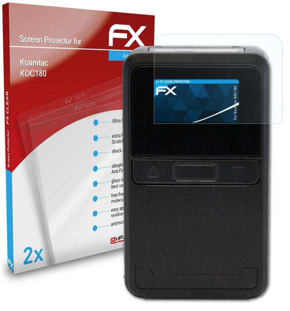 atFoliX FX-Clear Schutzfolie für Koamtac KDC180