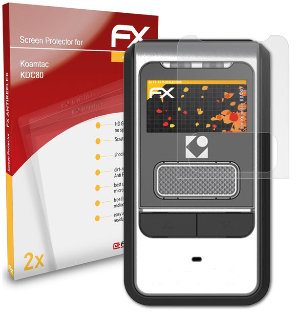 atFoliX FX-Antireflex Displayschutzfolie für Koamtac KDC80