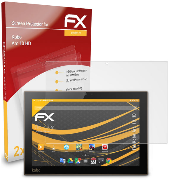 atFoliX FX-Antireflex Displayschutzfolie für Kobo Arc 10 HD