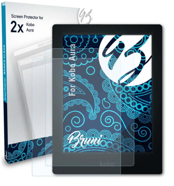 Bruni Basics-Clear Displayschutzfolie für Kobo Aura