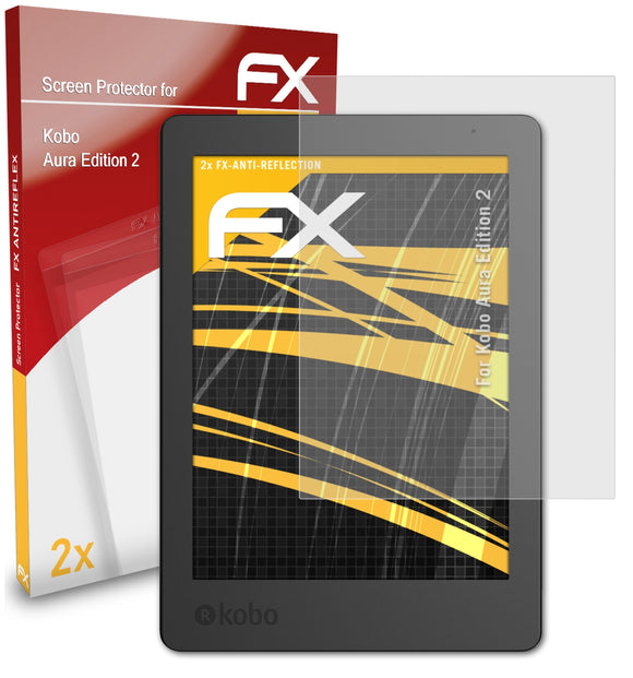 atFoliX FX-Antireflex Displayschutzfolie für Kobo Aura Edition 2