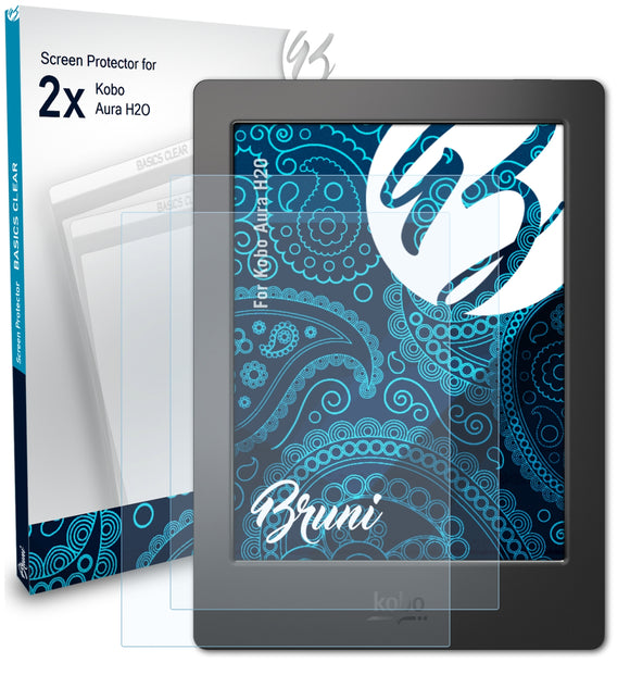 Bruni Basics-Clear Displayschutzfolie für Kobo Aura H2O