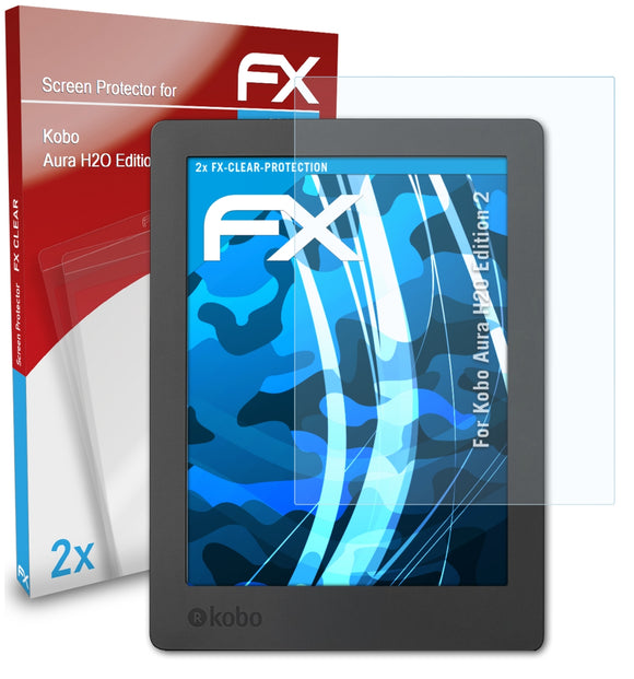atFoliX FX-Clear Schutzfolie für Kobo Aura H2O Edition 2
