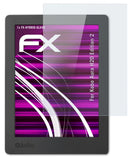 Glasfolie atFoliX kompatibel mit Kobo Aura H2O Edition 2, 9H Hybrid-Glass FX