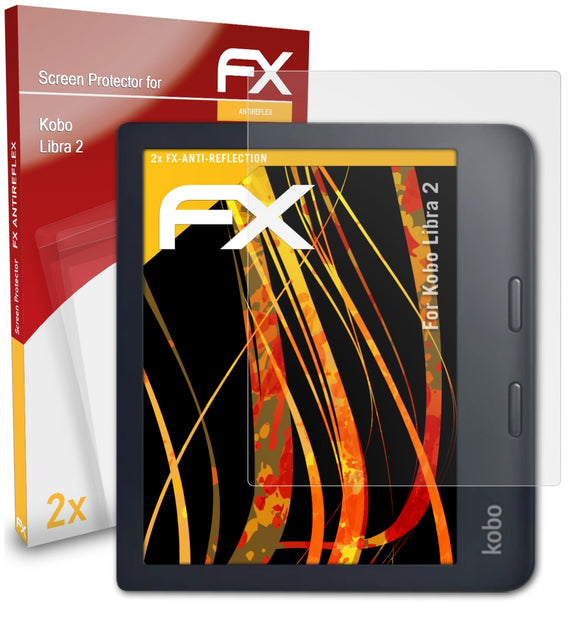 atFoliX FX-Antireflex Displayschutzfolie für Kobo Libra 2