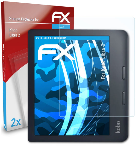 atFoliX FX-Clear Schutzfolie für Kobo Libra 2