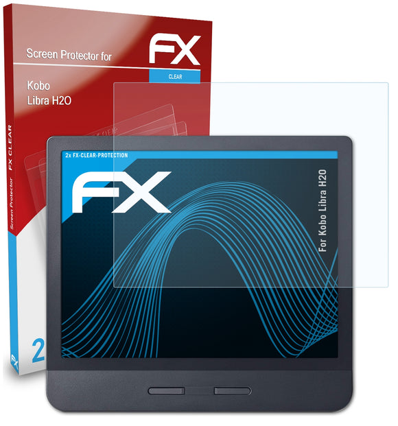 atFoliX FX-Clear Schutzfolie für Kobo Libra H2O