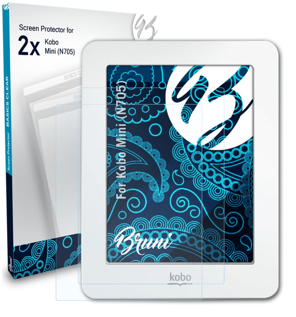 Bruni Basics-Clear Displayschutzfolie für Kobo Mini (N705)