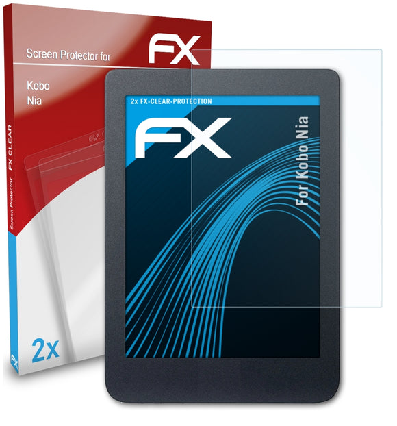 atFoliX FX-Clear Schutzfolie für Kobo Nia