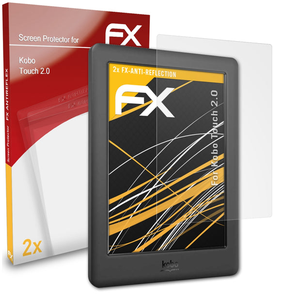 atFoliX FX-Antireflex Displayschutzfolie für Kobo Touch 2.0