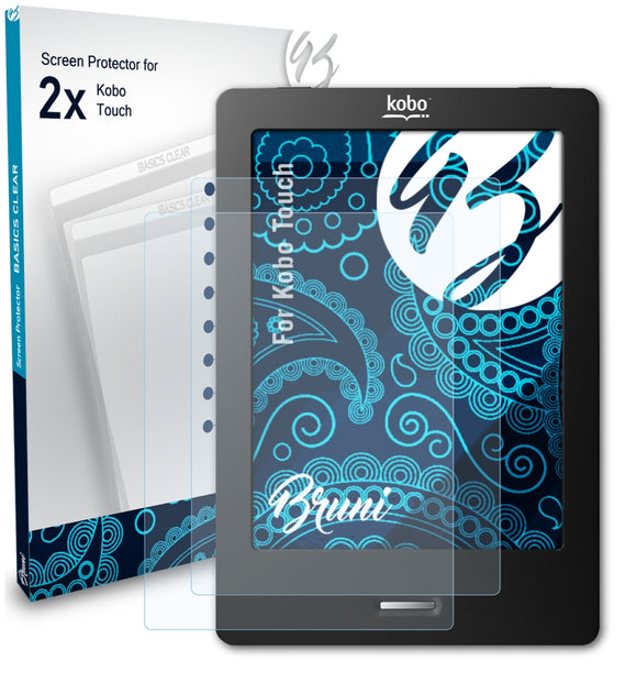 Bruni Basics-Clear Displayschutzfolie für Kobo Touch