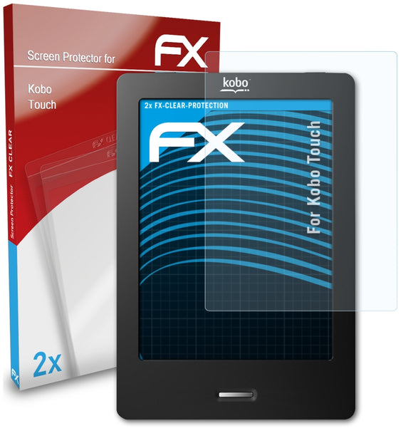 atFoliX FX-Clear Schutzfolie für Kobo Touch