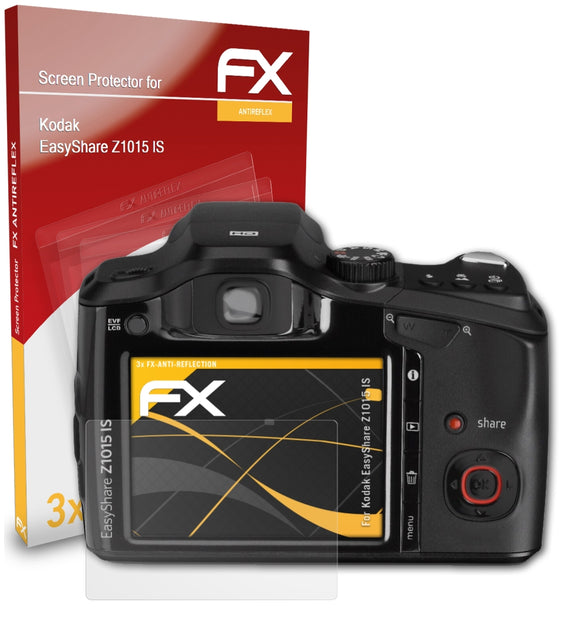 atFoliX FX-Antireflex Displayschutzfolie für Kodak EasyShare Z1015 IS