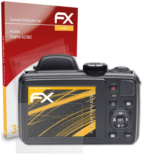 atFoliX FX-Antireflex Displayschutzfolie für Kodak PixPro AZ362