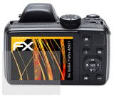 Panzerfolie atFoliX kompatibel mit Kodak PixPro AZ421, entspiegelnde und stoßdämpfende FX (3X)