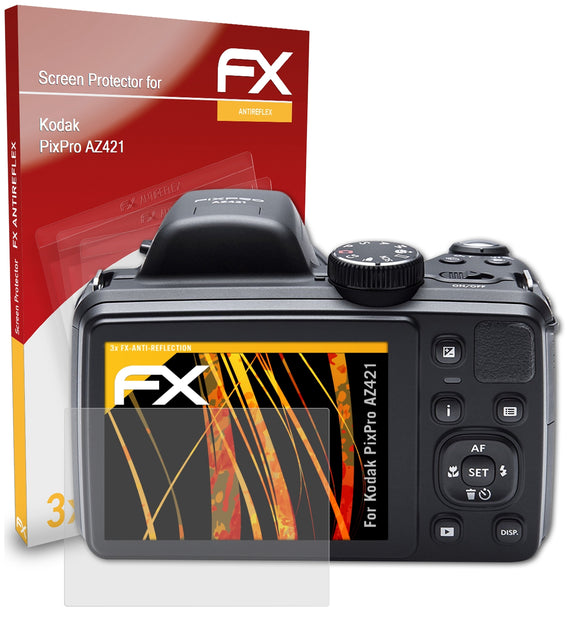 atFoliX FX-Antireflex Displayschutzfolie für Kodak PixPro AZ421