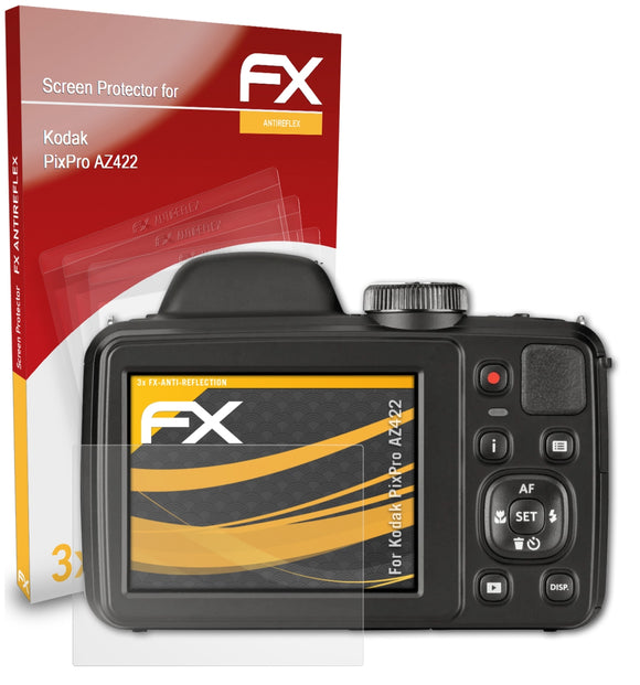 atFoliX FX-Antireflex Displayschutzfolie für Kodak PixPro AZ422