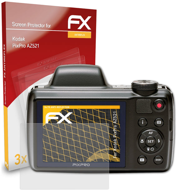 atFoliX FX-Antireflex Displayschutzfolie für Kodak PixPro AZ521