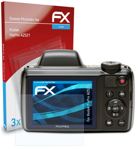 atFoliX FX-Clear Schutzfolie für Kodak PixPro AZ521