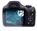Schutzfolie Bruni kompatibel mit Kodak PixPro AZ522, glasklare (2X)