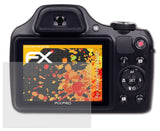 Panzerfolie atFoliX kompatibel mit Kodak PixPro AZ522, entspiegelnde und stoßdämpfende FX (3X)
