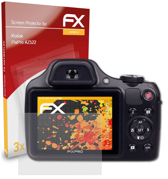 atFoliX FX-Antireflex Displayschutzfolie für Kodak PixPro AZ522