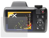 Panzerfolie atFoliX kompatibel mit Kodak PixPro AZ525, entspiegelnde und stoßdämpfende FX (3X)