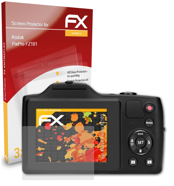 atFoliX FX-Antireflex Displayschutzfolie für Kodak PixPro FZ101