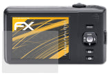 Panzerfolie atFoliX kompatibel mit Kodak PixPro FZ151, entspiegelnde und stoßdämpfende FX (3X)