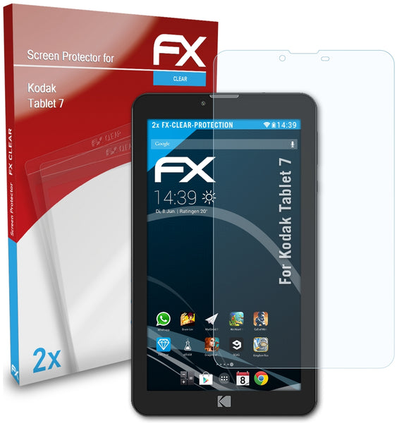 atFoliX FX-Clear Schutzfolie für Kodak Tablet 7