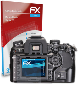 atFoliX FX-Clear Schutzfolie für Konica-Minolta Dynax 7D