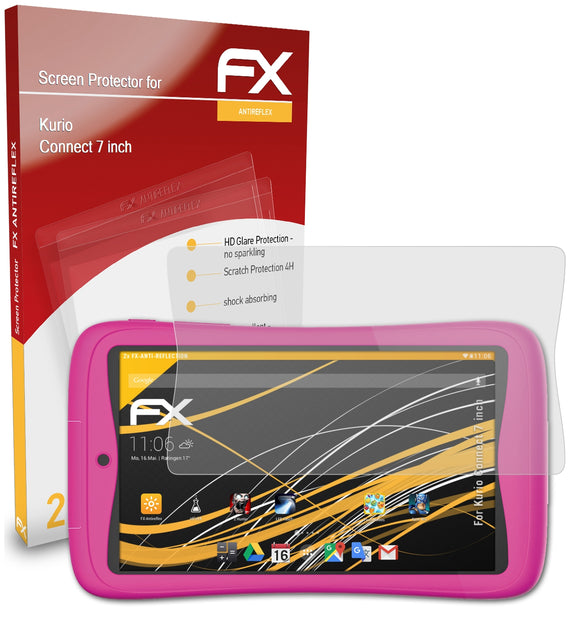 atFoliX FX-Antireflex Displayschutzfolie für Kurio Connect (7 inch)