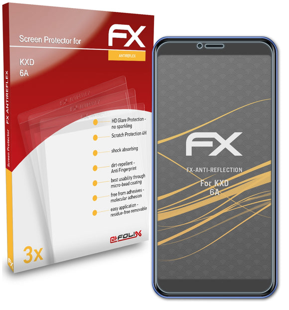 atFoliX FX-Antireflex Displayschutzfolie für KXD 6A