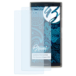 Bruni Basics-Clear Displayschutzfolie für Kyocera Urbano V04