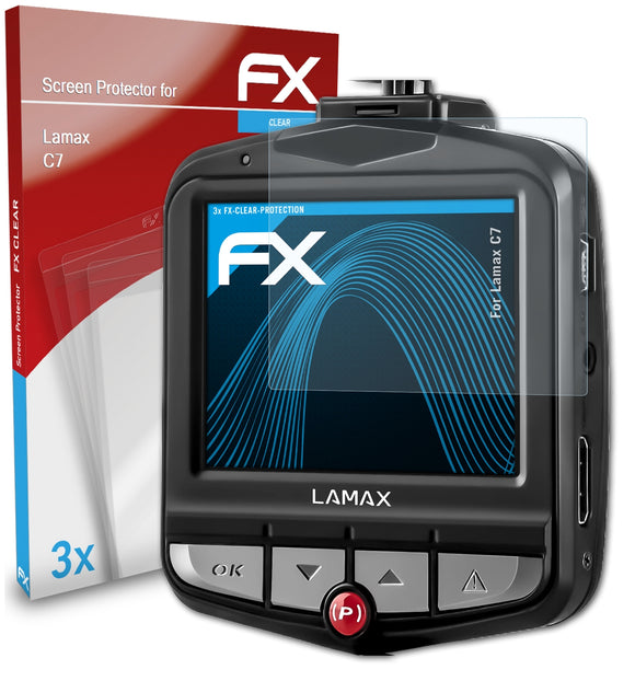 atFoliX FX-Clear Schutzfolie für Lamax C7