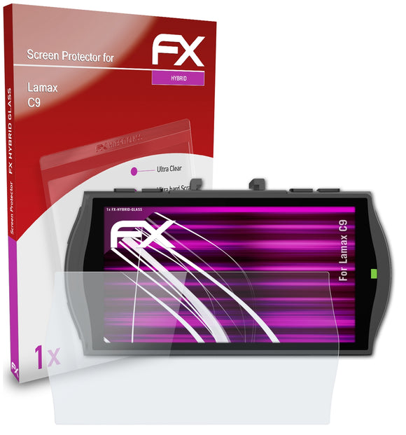 atFoliX FX-Hybrid-Glass Panzerglasfolie für Lamax C9