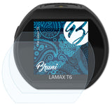 Schutzfolie Bruni kompatibel mit Lamax T6, glasklare (2X)