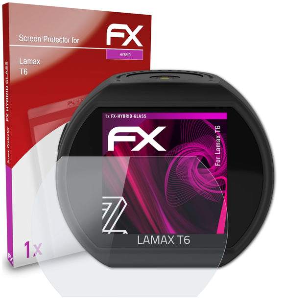 atFoliX FX-Hybrid-Glass Panzerglasfolie für Lamax T6