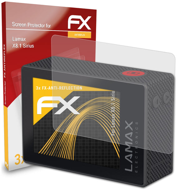 atFoliX FX-Antireflex Displayschutzfolie für Lamax X8.1 Sirius