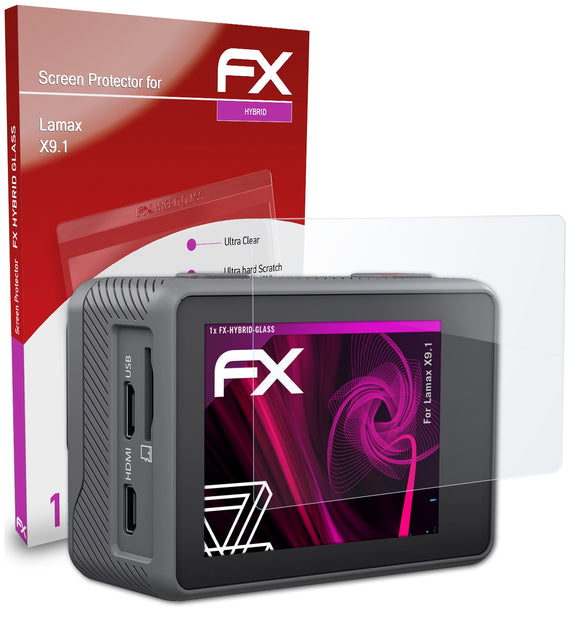 atFoliX FX-Hybrid-Glass Panzerglasfolie für Lamax X9.1