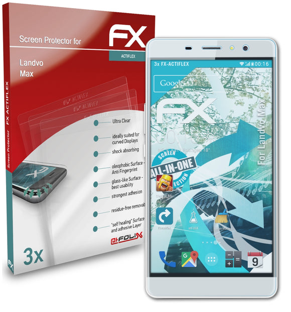 atFoliX FX-ActiFleX Displayschutzfolie für Landvo Max