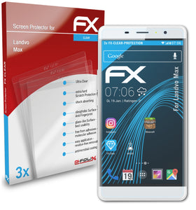 atFoliX FX-Clear Schutzfolie für Landvo Max