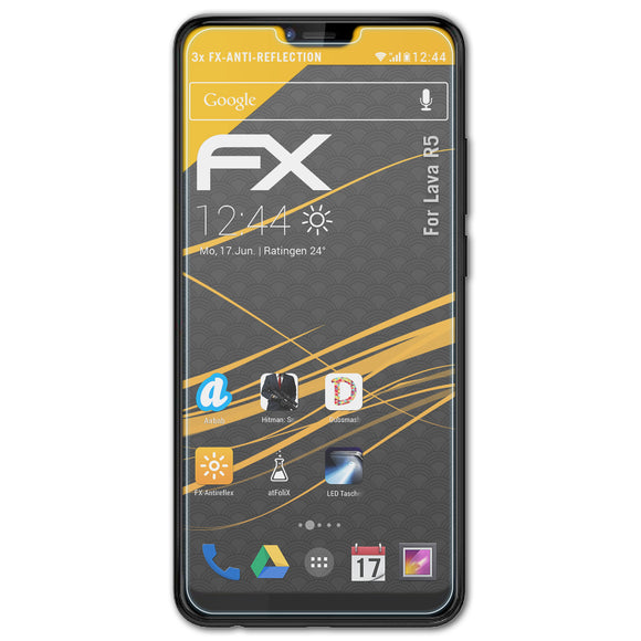 atFoliX FX-Antireflex Displayschutzfolie für Lava R5